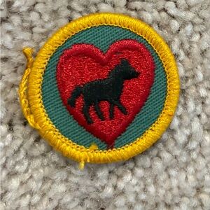 Girl Scout Patch Horse